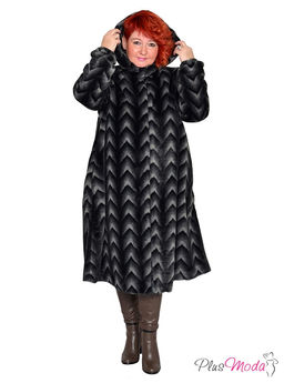 Парка Модель №1491 размеры 44-84 - Plusmoda фото 13