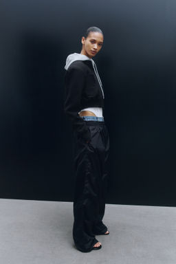 Cazadora bomber cropped de lana - H&m фото 3