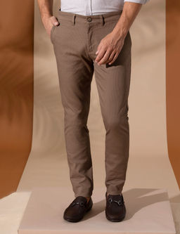 Kahverengi Arm_rl_ Slim Fit Chino Pantolon