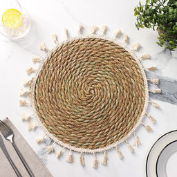 Салфетка сервировочная на стол Доляна Фина, d=30 см  фото 2