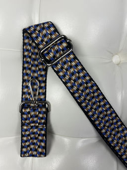 LACCOMA ремень 1000-елка-3,8-кор/беж/чер/син полиэстр