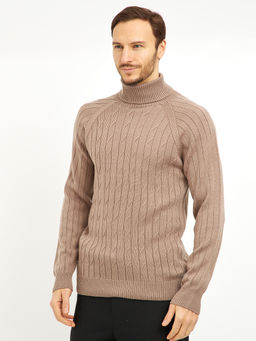 водолазка мужская с рукавом реглан и с косами - Glenfield фото 4