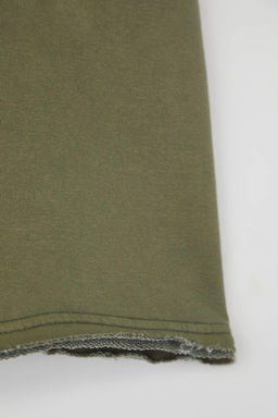 Trendyolmilla Man Yesil Oversize/Genis Kesim Eskitme/Soluk Efekt Dikis Detayl? Kal?n T-Shirt TMNSS25TS00222  фото 7