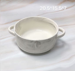 Супница бульонница без крышки Мрамор / DR-1081 /уп 18/