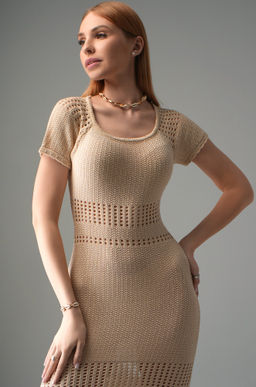 Женское вязаное платье Happyfox