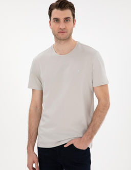 Ta_ %100 Pamuk Slim Fit Bisiklet Yaka Basic Ti__rt - Pierre cardin фото 3
