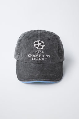 GORRA BORDADO UEFA CHAMPIONS LEAGUE ® / Gris antracita - Zara фото 4