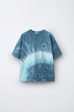 CAMISETA ESTAMPADO TIE DYE / Azul