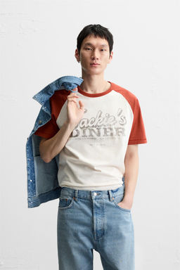 FADED PRINTED T-SHIRT - Zara фото 2