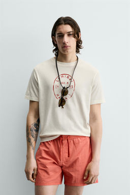 CAMISETA GR?FICO HAWAII / Crudo - Zara фото 2