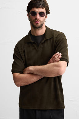 RIB POLO SHIRT - Zara фото 5