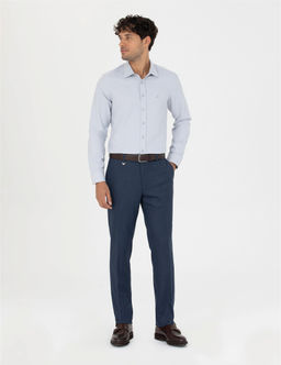 Gri Slim Fit Uzun Kollu G_mlek - Pierre cardin фото 4