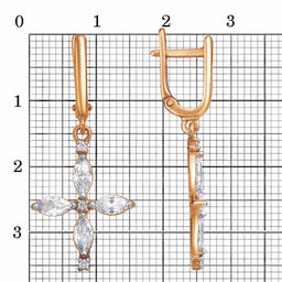 СЕРЬГИ 33815117Д - Красная пресня фото 2