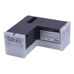 ULO-N11L-8W/4000K/90D IP40 BLACK Светильник светодиодный L-образный. Угол 90 градусов. Белый свет (4000K). 800Лм. Алюминий. Цвет черный. TM Uniel