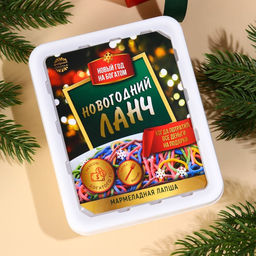 Мармелад доширак Новогодний ланч, 50 г. - Simaland фото 3