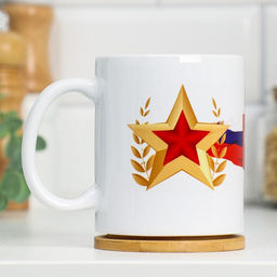 Кружка сублимация 23 февраля. Воины, с нанесением - Дарим красиво фото 2