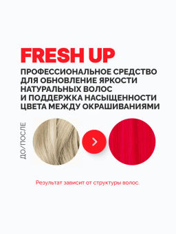 Fresh Up Бальзам оттеночный для волос обогащенный коллагеном красный Concept 250 мл  фото 13
