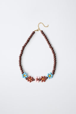 COLLAR ABALORIOS FLORES / Multicolor - Zara фото 4