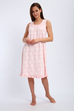 Ночная сорочка из кулирки Василиса персиковый