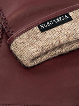 Перчатки женские ш+каш. HP91104 bordo - Eleganzza фото 2