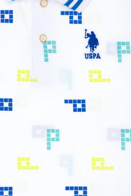 U. S. Polo Assn Белая футболка с воротником-поло для мальчика - U.s. polo assn фото 6