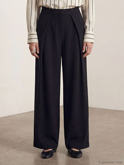 Pili Detayl? Geni? Pa?a Kad?n Pantolon