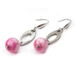 Серьги из муранского стекла FLEUR LS2899 - Vloes фото 3