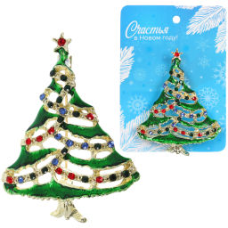 Цена за 3 шт. Брошь "Best Podarok - Снежная Королева", 5*4см