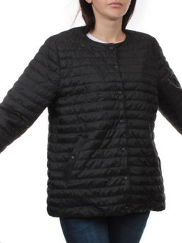 K-527 BLACK Куртка демисезонная стеганая женская (70 гр. холлофайбер) - Fashion фото 2