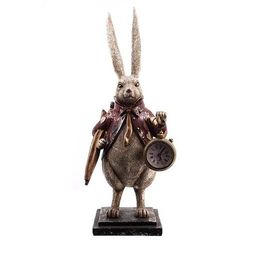 Фигурка декоративная "Кролик" с часами (1, L15 W12 H37,5 см, 2в.