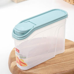 Ёмкость для хранения сыпучих продуктов phibo, 1.5 л, пластик, прозрачная, крышка МИКС