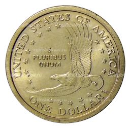 1 доллар 2000 года P США Сакагавея  Парящий Орел