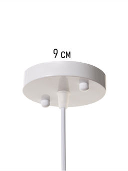 Светильник потолочный BayerLux Lina, 1×40 Вт, Е27, неон-оранжевый, 26×26×32 см