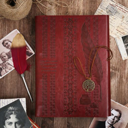 Родословная книга «Наш род», с пером, 56 листов, бордо, 35×25 см