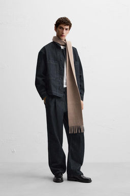 PLEATED JEANS WITH BELT - Zara фото 4