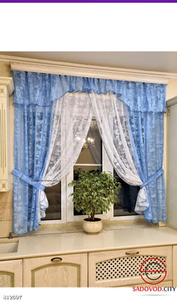 Кухонная штора мрамор 3*1,75 м