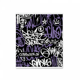 Цена за 5 шт. Тетрадь общая ученическая ErichKrause Graffity, 96 листов, клетка,матовая ламинация+выборочный лак_MIX-PACK фото 6