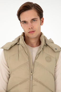 Мужской светлый жилет цвета хаки Неожиданная скидка в корзине - U.s. polo assn фото 2