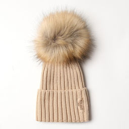 Шапка детская MINAKU, размер 46-48 (1-2 года), бежевая