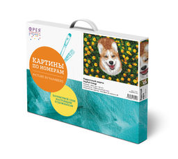 ФРЕЯ PNB/PM-124 Набор для раскрашивания по номерам 40 х 30 см Радостный корги  фото 3