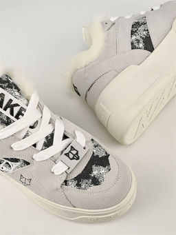 Кеды женские зимние теплые/ Ботинки зимние A9071-2M