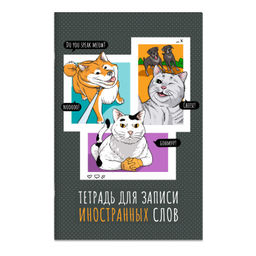Тетрадь для записи иностранных слов арт. 67525 КОМИКС /А6, 32 л. обложка - мелованный картон 190 г/м