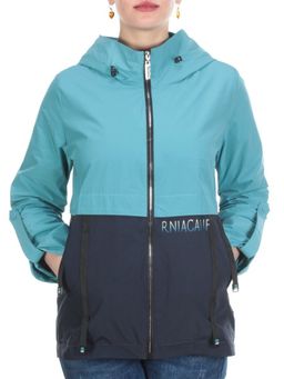 F2118 TURQUOISE Ветровка женская MAYYIYA (100% полиэстер) - Фабричный китай фото 2