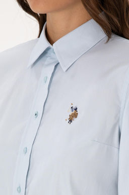 Kad_n A__k Mavi Uzun Kollu Basic G_mlek Sepette S_rpriz _ndirim - U.s. polo assn фото 7