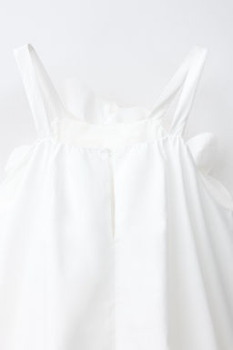 VESTIDO POPEL?N FLORES / Blanco - Zara фото 7