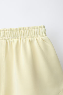 BERMUDA JOGGER CON MODAL / Amarillo claro - Zara фото 4