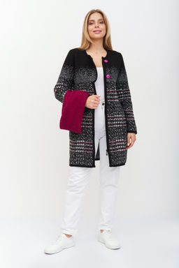 Кардиган В 1742/черно-ягодный (1330) - Злата Стиль фото 11