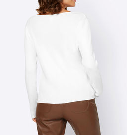 Пуловер, белый - Linea tesini фото 4