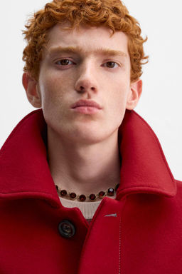 TOPSTITCHED CLOTH JACKET X HARRY LAMBERT - Zara фото 6