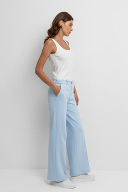 VERY NEAT _ ЕВТ 4099/пыльный голубой брюки жен  фото 2